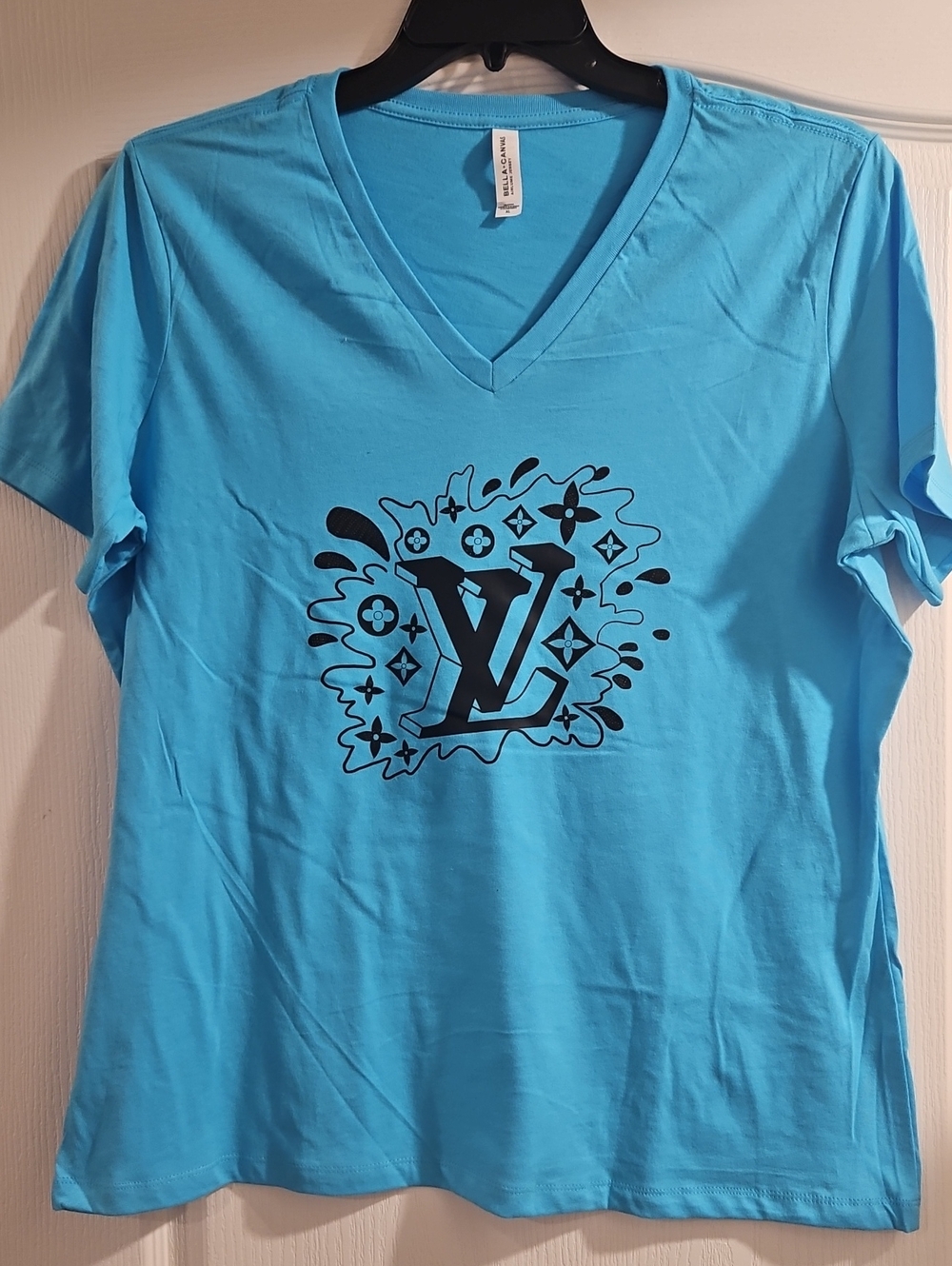 Graphic Shirt V Neck Bella Canvas Quality Print New